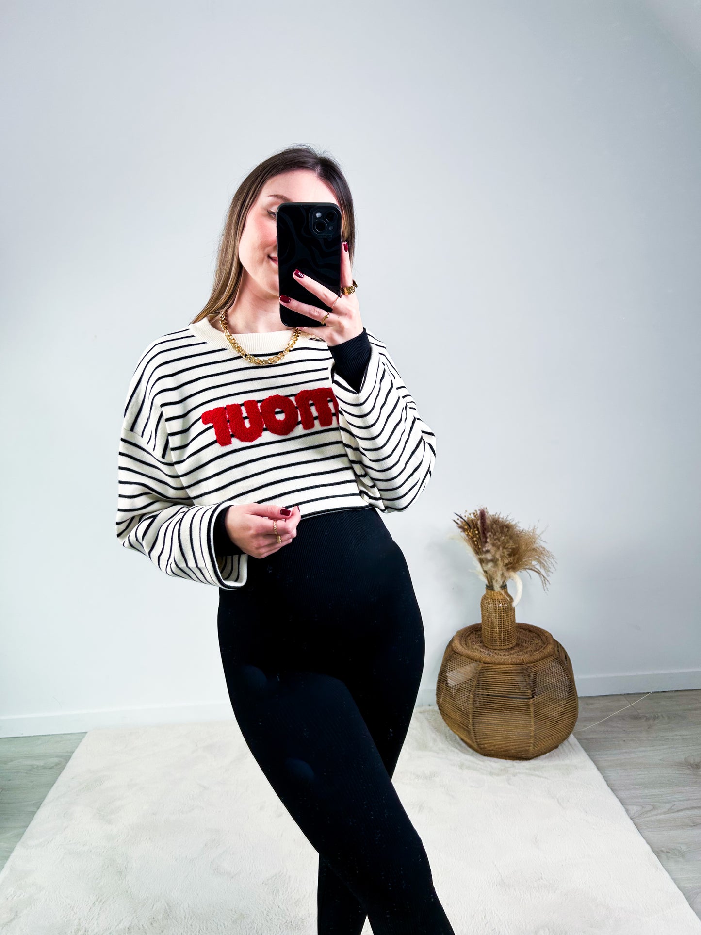 Pull de grossesse Amour
