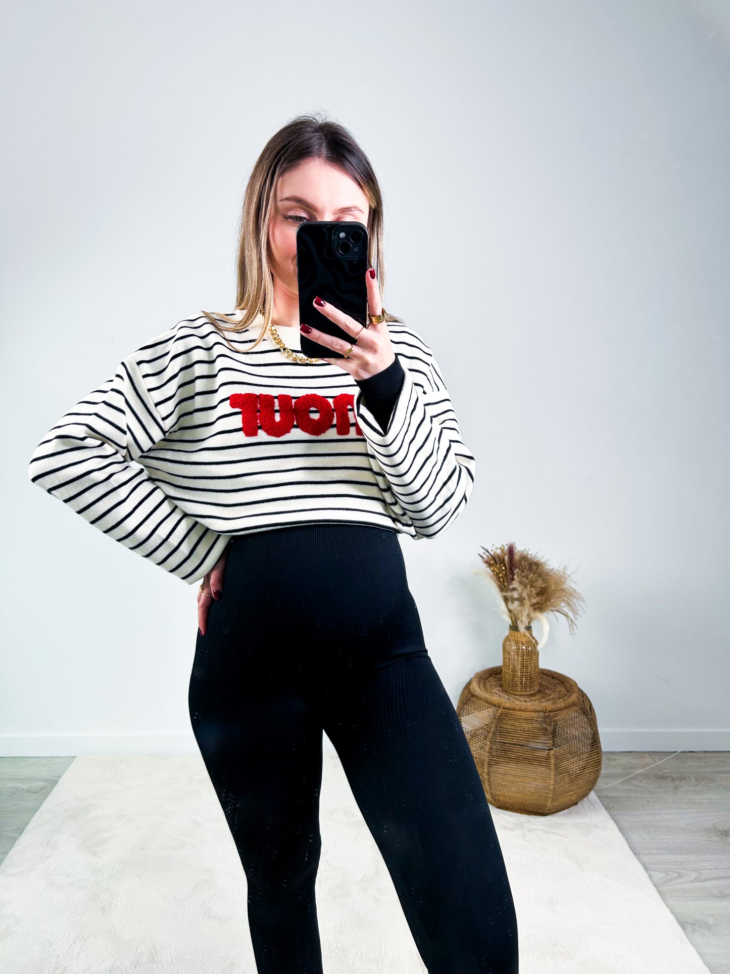 Pull de grossesse Amour