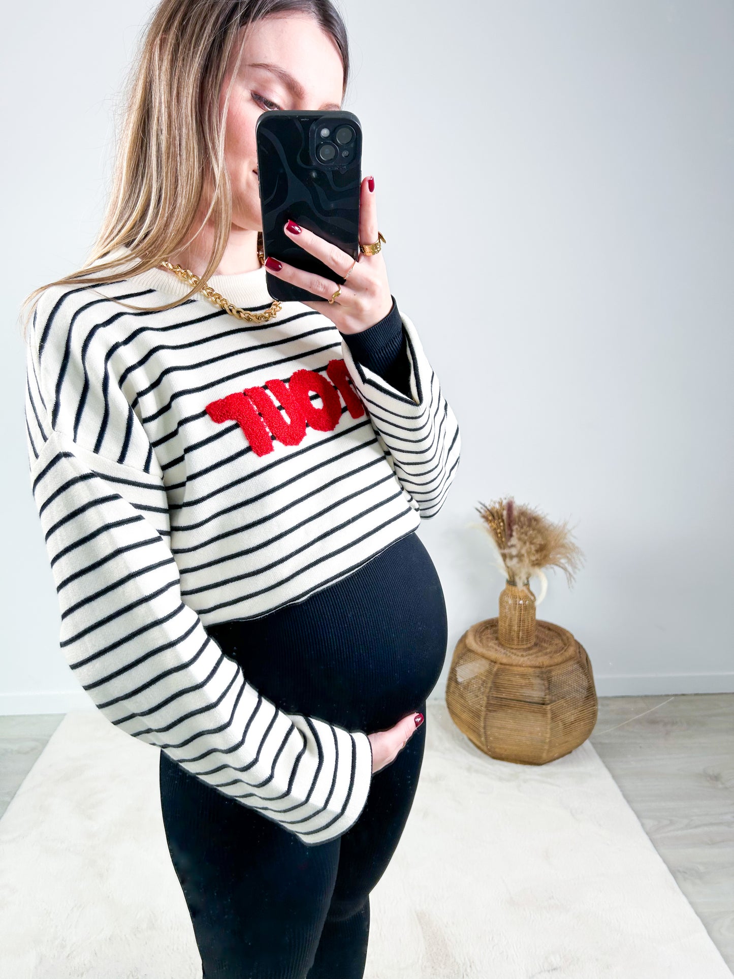 Pull de grossesse Amour
