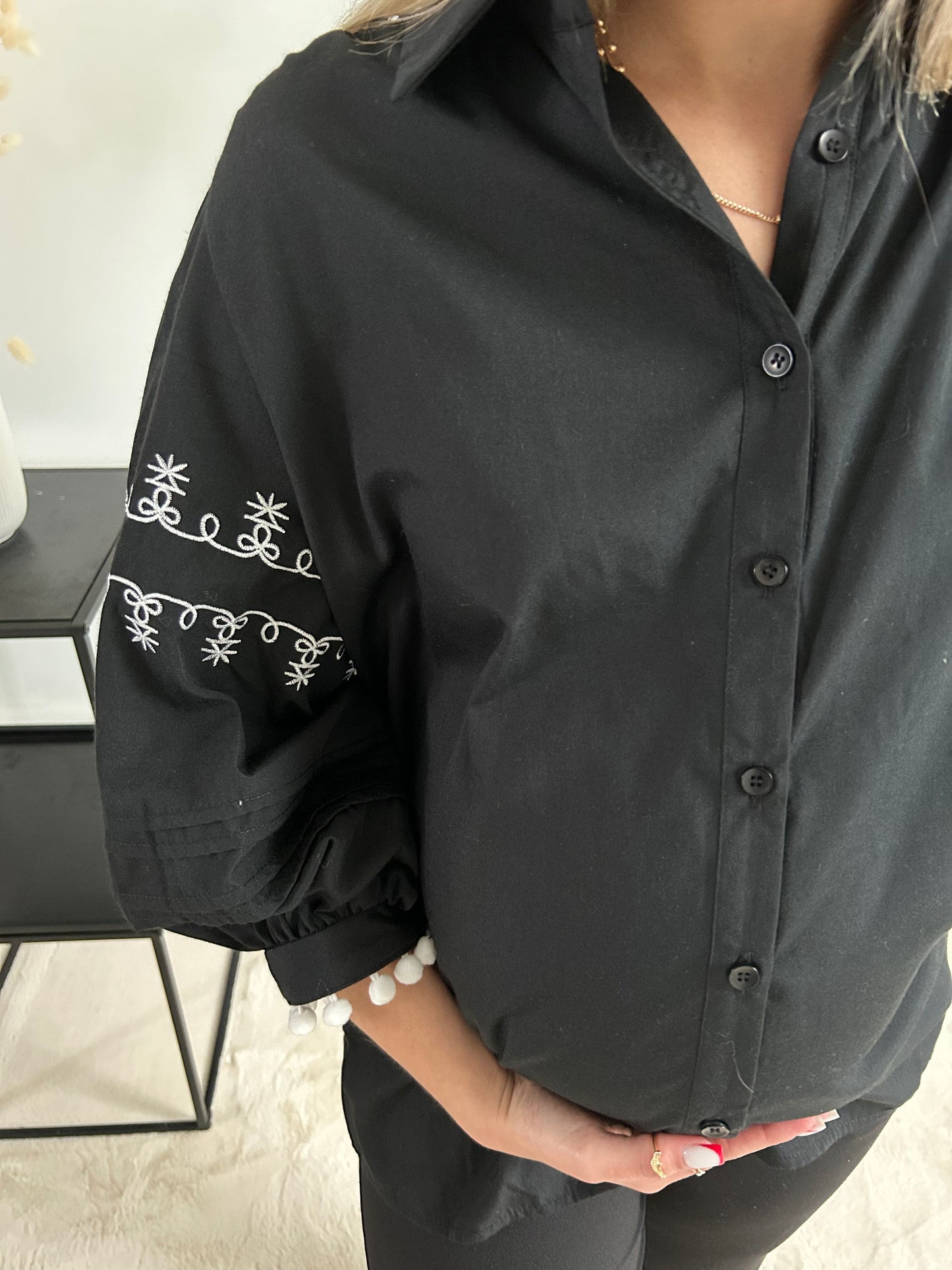 Chemise Iris - Noir -
