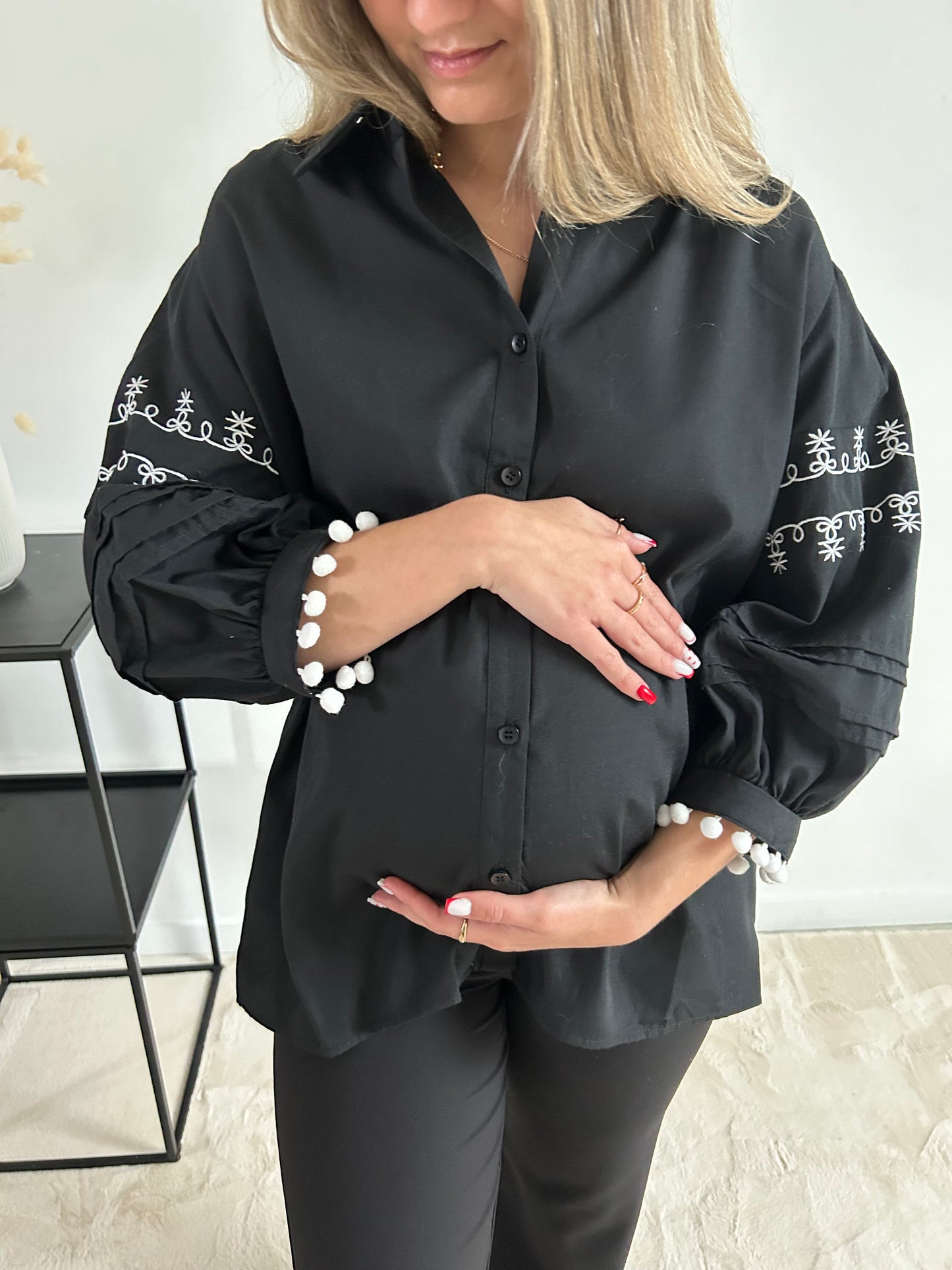Chemise Iris - Noir -
