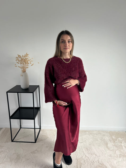 Jupe de grossesse Jade - Burgendy