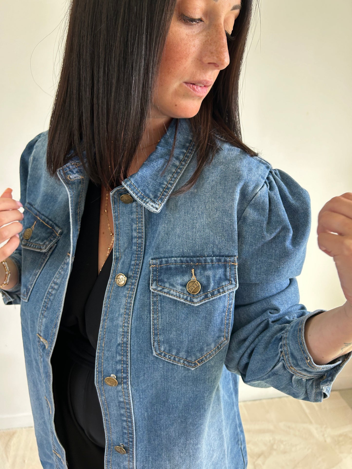 Veste en jean de grossesse Jane